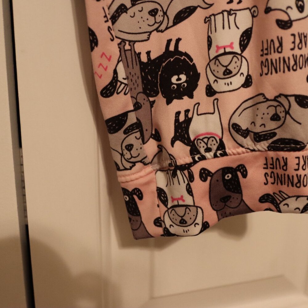 Secret Treasures Mornings are Ruff Dog Print Pajama Pants pants size Large - Picture 8 of 13